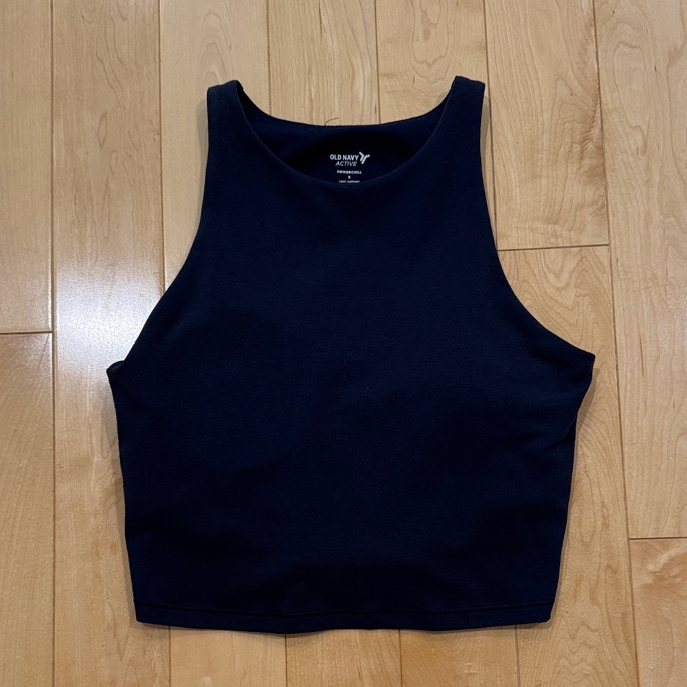 Old Navy Women's Navy Powerchill Longline Bra Top
